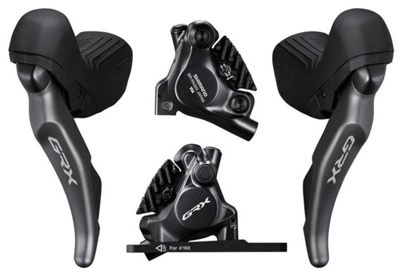 Shimano radenie GRX RX820 dual control 1x12 speed, brzdy BR-RX820 (pár) J-kit