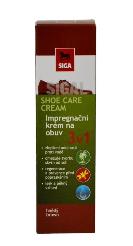 Siga Čierny impregnačný krém na topánky 50 ml