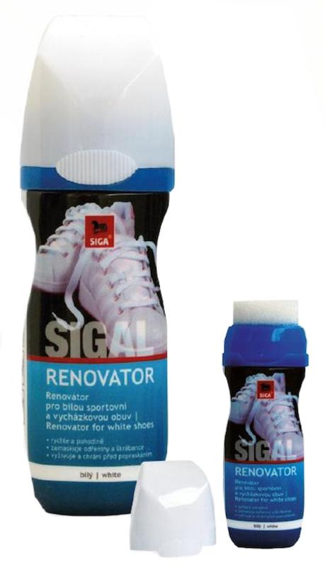 Siga Bílý renovátor na obuv 75 ml