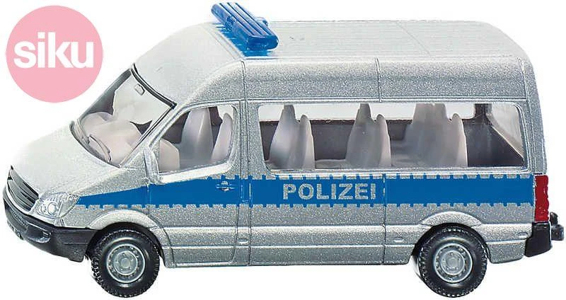 Siku Blister Mikrobus policejní POLICIE dodávka KOV