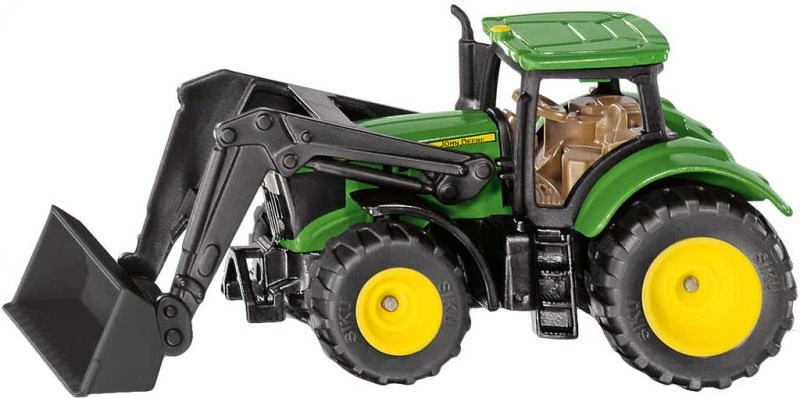Siku Blister traktor John Deere s čelním nakladačem model kov 1395