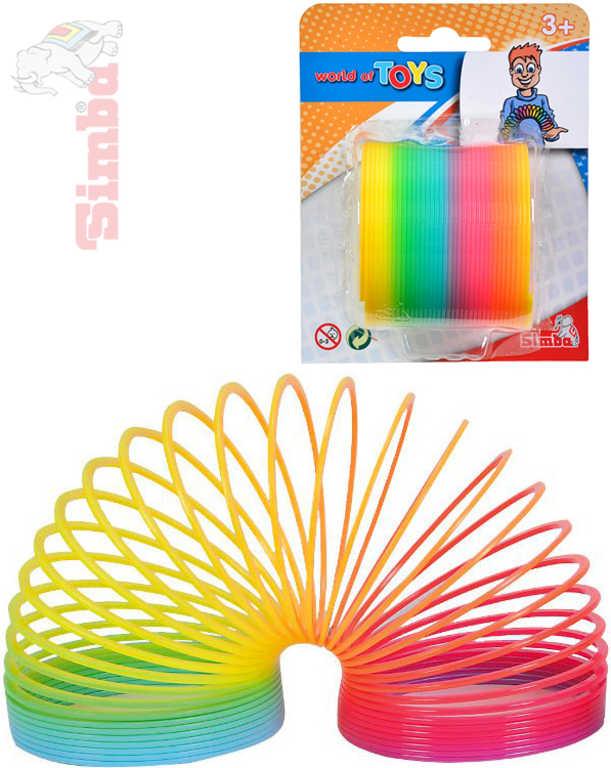 Simba Spirála magická duhová 6cm na kartě
