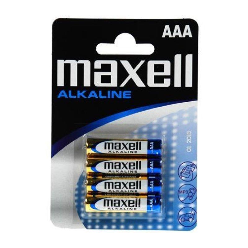 MAXELL AAA LR3 1,5V/1000mAh Alkalické, blister 4 ks