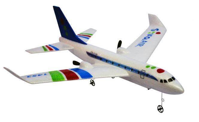 Siva RC Airbus RTF s gyroskopickou stabilizací, 2,4 GHz modrý