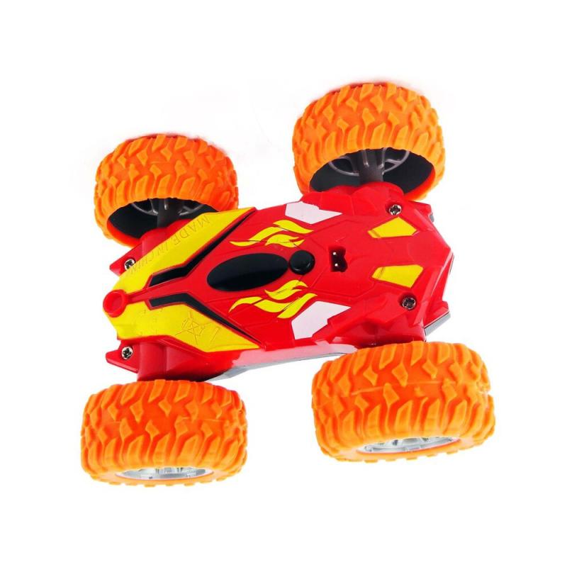 Siva RC oboustranné auto MoonStar Stunt Car 4040 oranžová