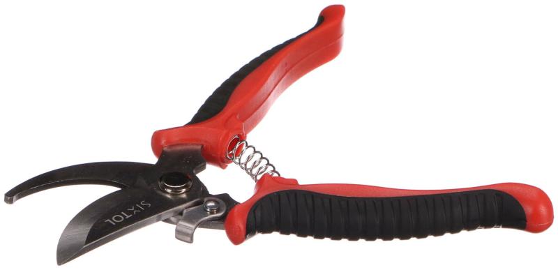 SIXTOL Zahradní nůžky, délka 190 mm, ergonomická rukojeť