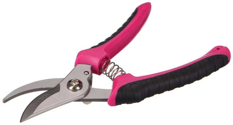 SIXTOL Zahradní nůžky GARDEN PINK ONE, nerez, 20cm
