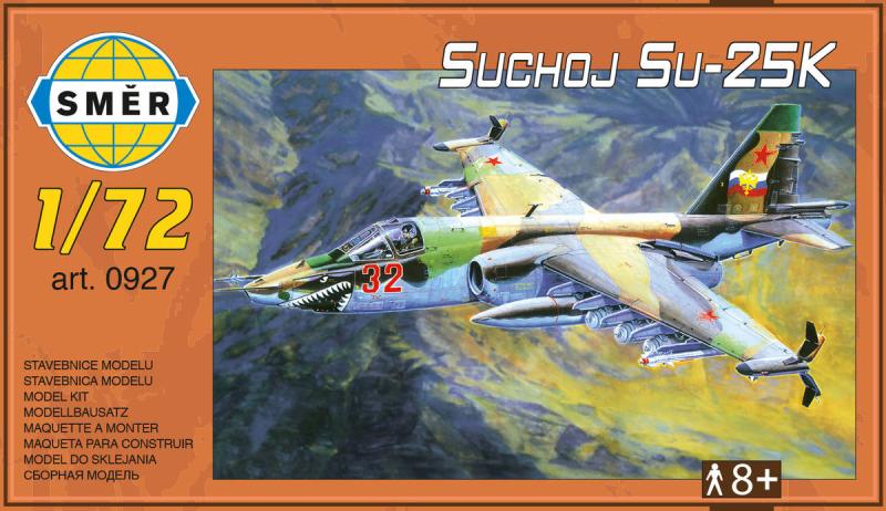 Směr SMĚR Model letadlo Suchoj Su-25K 1:72 stavebnice letadla 97 dílků