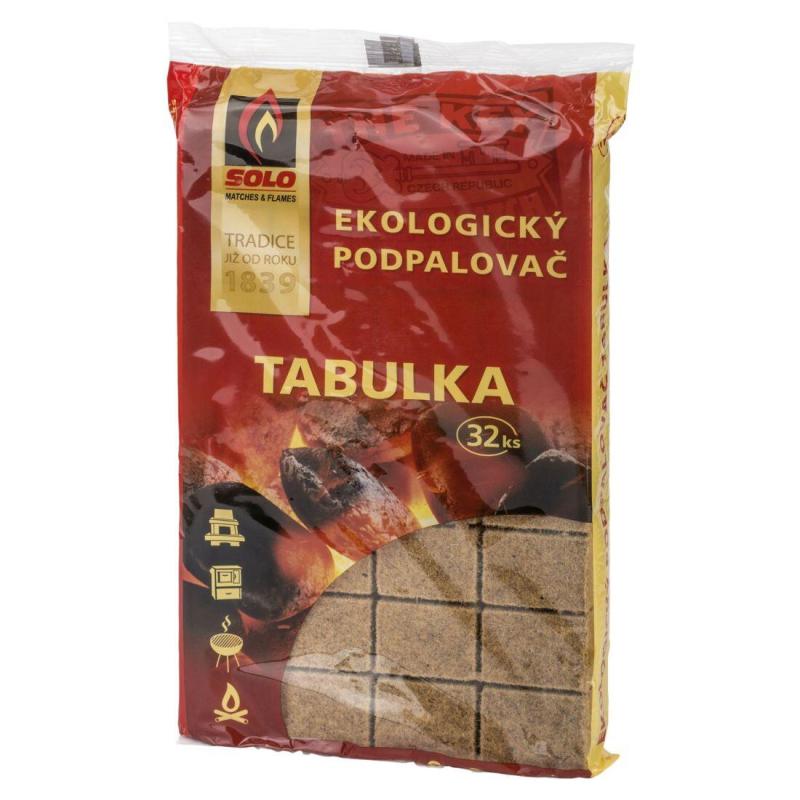 Solo Podpalovač ekologický tabulka (32ks)