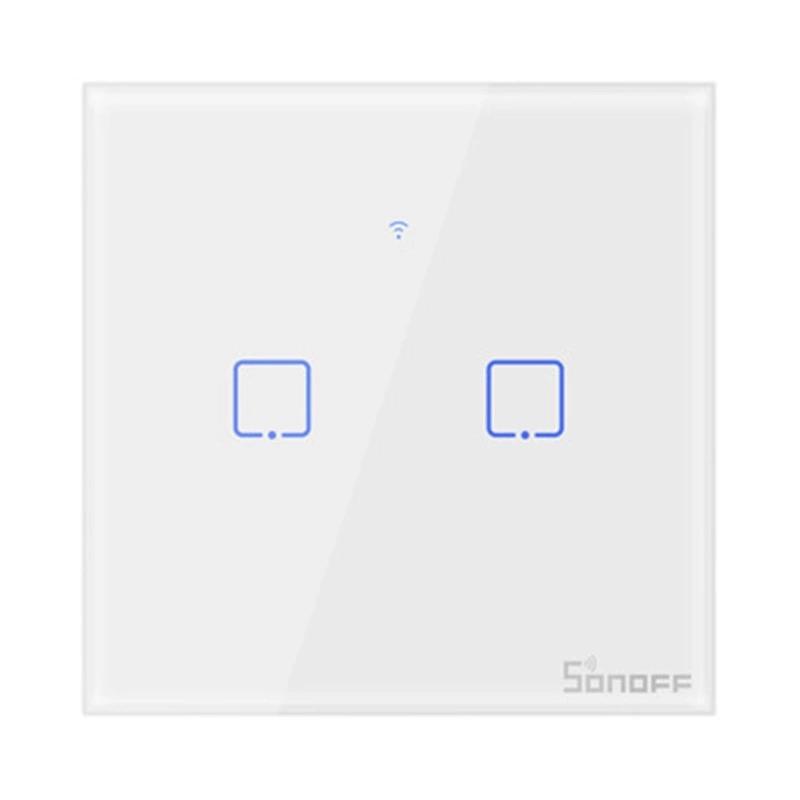 Sonoff Chytrý spínač WiFi + RF 433 T1 EU TX (2-kanálový)