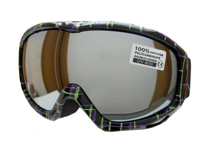 Spheric Montreal černo/zelené dětské lyžařské brýle