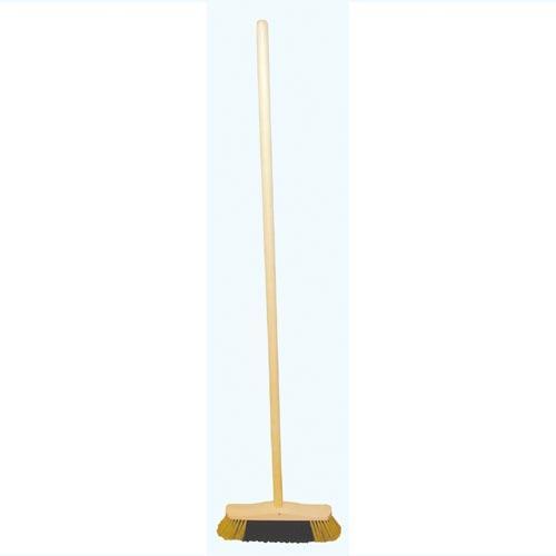 Spokar Smeták 28cm dřev.nelak. s holí 120cm