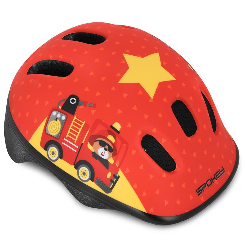 Spokey FUN RESCUE Dětská cyklistická přilba 52-56 cm