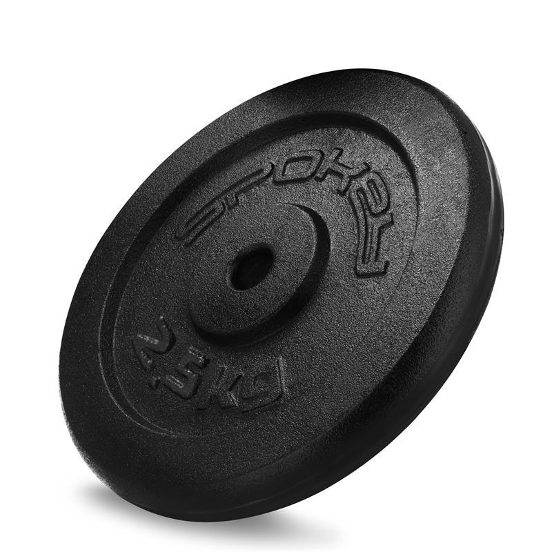 Spokey SINIS Liatinový kotúč, 29 mm, 2,5 kg