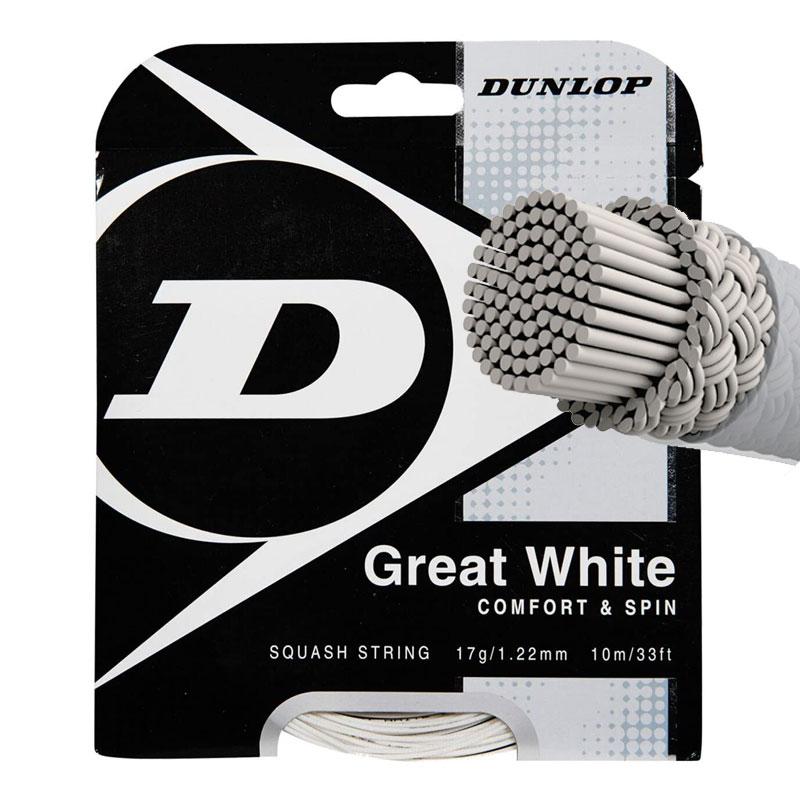 Levně DUNLOP STRUNY squash - BIO GREAT 17G/1,22 mm (SET 12m) Squash struny