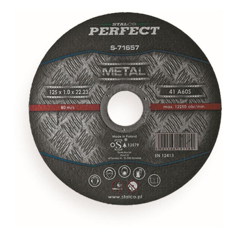 Stalco Kotouč řez. na ocel 125x1,0x22,23mm