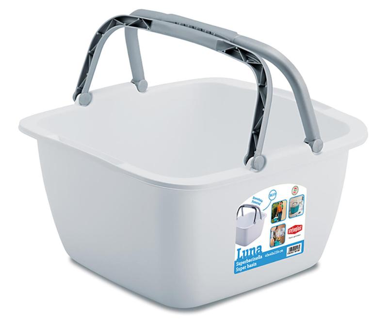 Stefanplast Dřez čtverec LUNA 40cm (18,5l) s uchy PH mix barev