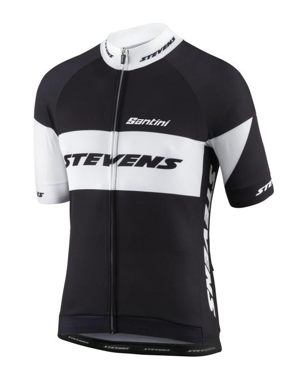 Stevens Aero Equipe čierno/biela Krátky Rukáv dres