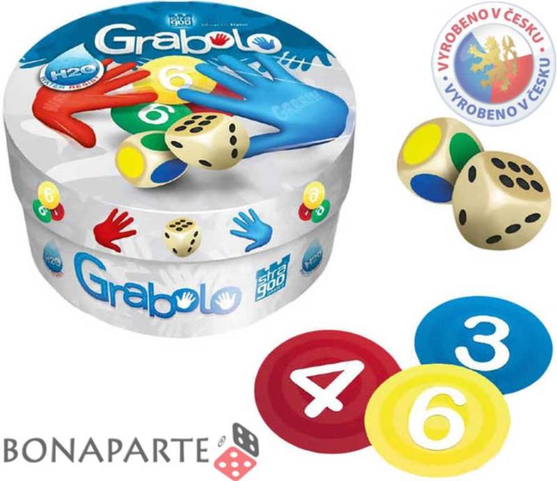 STRAGOO Hra Grabolo (voděodolné karty H2O) (společenská hra)