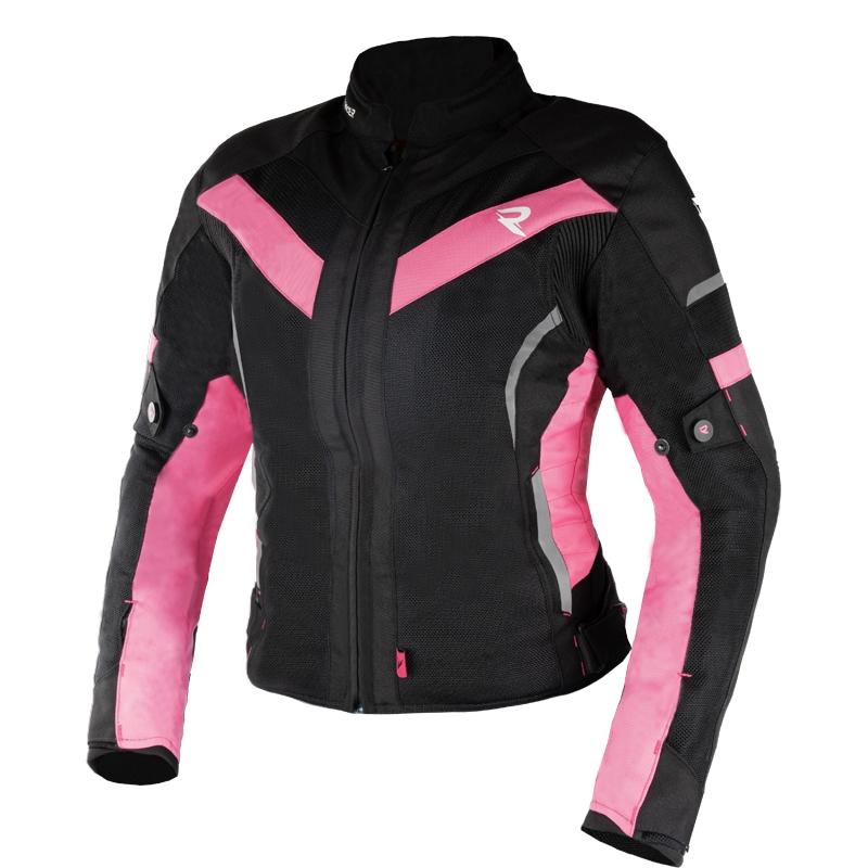 Street Racer Dámska bunda na motorku Betty II Air čierno-ružová + zľava 12 € na príslušenstvo