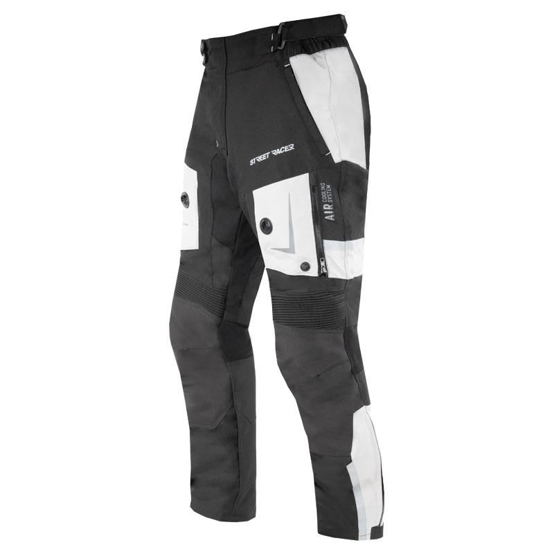 Street Racer Kalhoty na motorku All Season černo-šedé + sleva 200,- na příslušenství