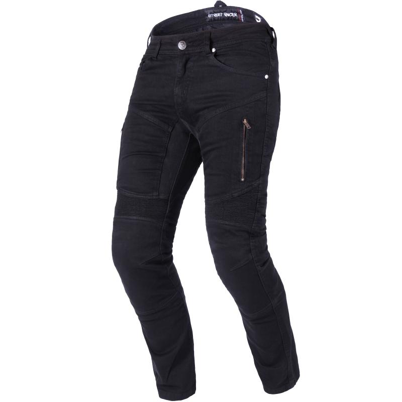 Street Racer Predĺžené jeansy Stretch II CE čierne