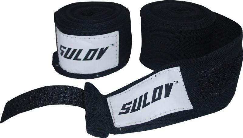 Sulov Box bandáž bavlna 3m 2ks černá (VÝPRODEJ)