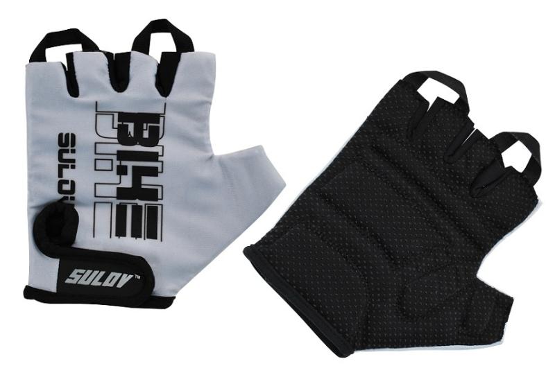 SULOV Cyklorukavice Senior sivá