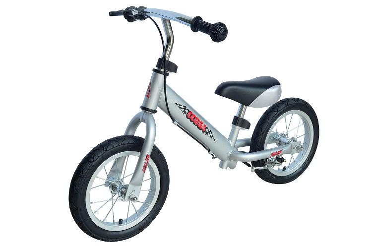 Sulov CORSA+ 12 stříbrné dětské odrážedlo