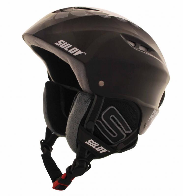 Sulov POWER černo-šedá lyžařská helma POUZE S/M (54-58 cm) (VÝPRODEJ)