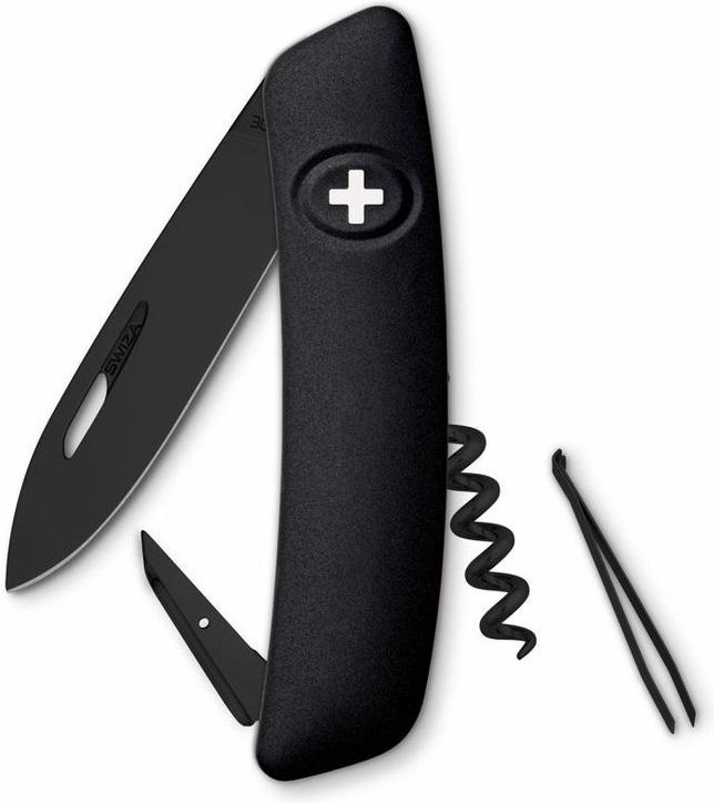 Swiza vreckový nôž D01 Allblack Standard black