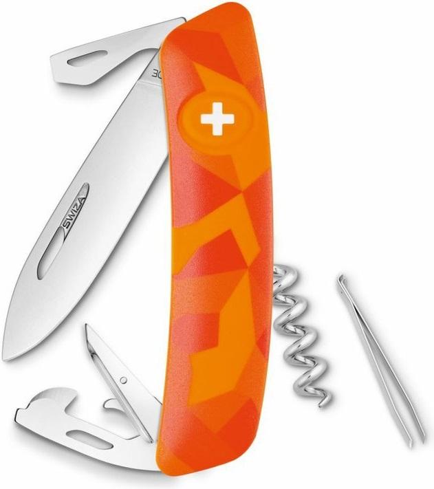 Swiza kapesní nůž D03 Standard Camo Luceo orange