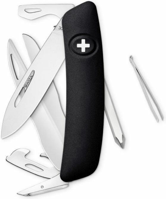 Swiza vreckový nôž D08 Standard black