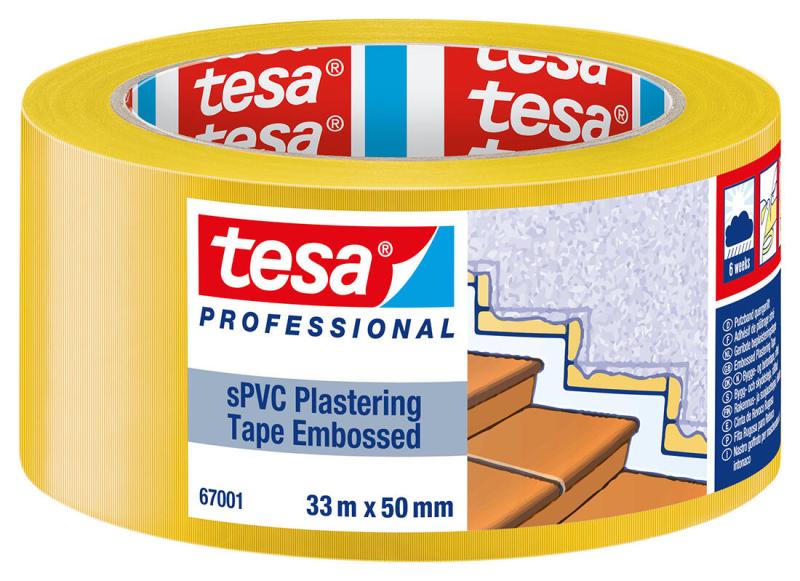 Tesa Páska maskovací 50mmx33m ŽL na citlivé povrchy, UV 6týdnů