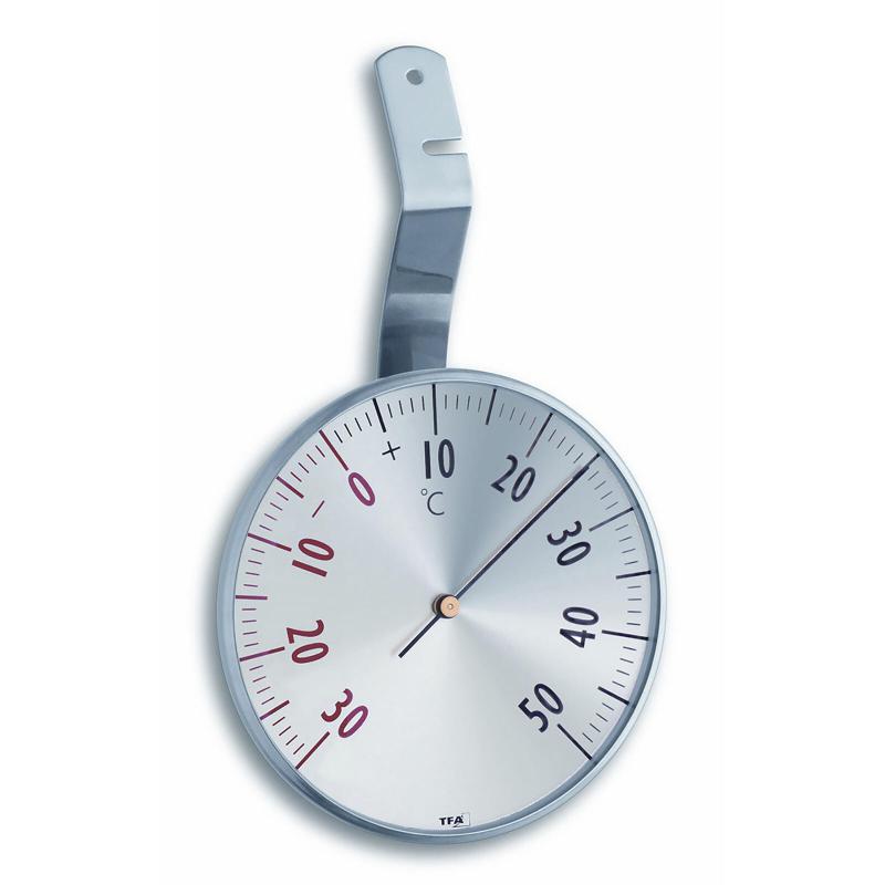 Tfa Teploměr okenní kulatý 7cm kovový 14.5003