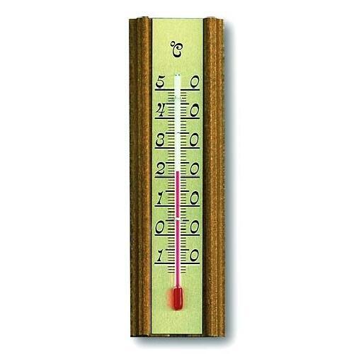 Tfa Teploměr pokojový 14cm dřev.+ Al 12.1014