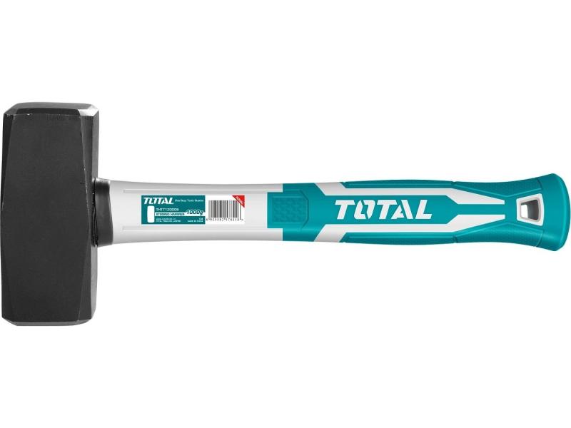 TOTAL-TOOLS Kamenné kladivo, americký typ, 1500g