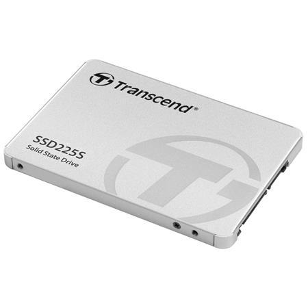 TRANSCEND SSD225S 500GB SSD disk 2.5" SATA III 6Gb/s, 3D TLC, Aluminium casing, 530MB/s R, 480MB/s W, stříbrný