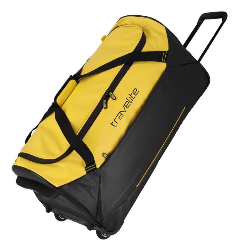 Travelite Basics Trolley Travel Bag Black/yellow taška