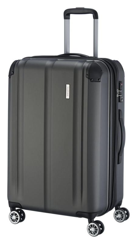 Travelite City 4w M Anthracite kufor + príručná váha zadarmo
