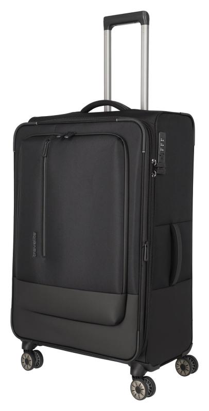 Travelite Crosslite 5.0 L Black kufr + kosmetická taštička zdarma