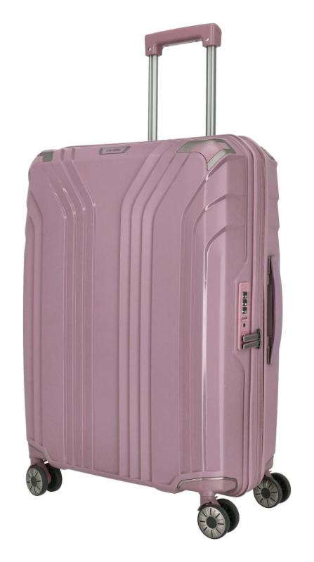 Travelite Elvaa 4w M Rosé kufor + kozmetická taštička zadarmo
