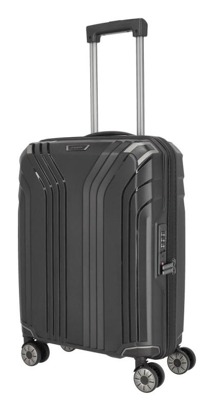 Travelite Elvaa 4w S Black kufor + kozmetická taštička zadarmo