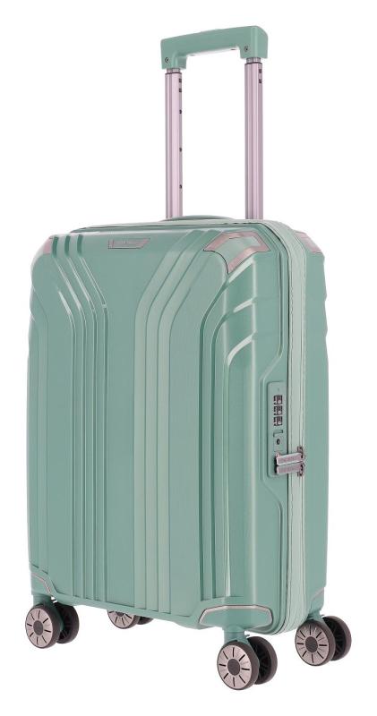 Travelite Elvaa 4w S Green kufor + kozmetická taštička zadarmo