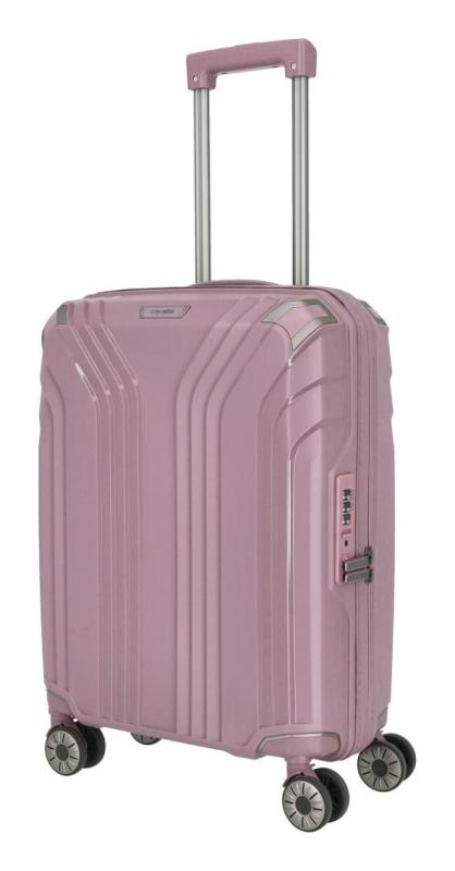 Travelite Elvaa 4w S Rosé kufor + kozmetická taštička zadarmo