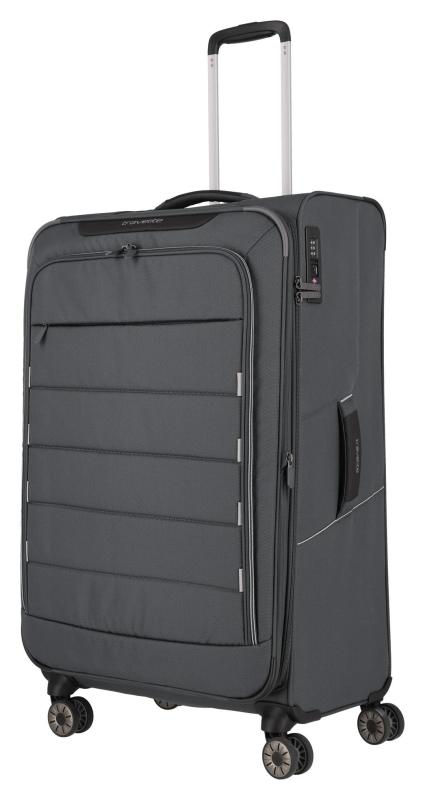 Travelite Skaii 4w L Anthracite kufr + kosmetická taštička zdarma