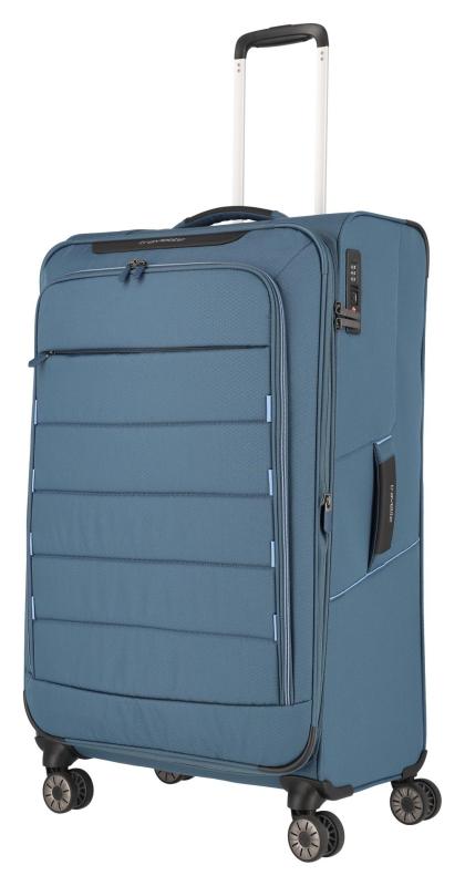 Travelite Skaii 4w L Blue kufor + kozmetická taštička zadarmo