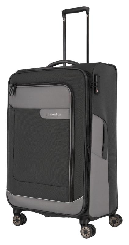 Travelite Viia 4w L Anthracite kufor
