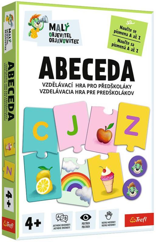 Trefl Hra Malý objevitel Abeceda vzdělávací společenská hra