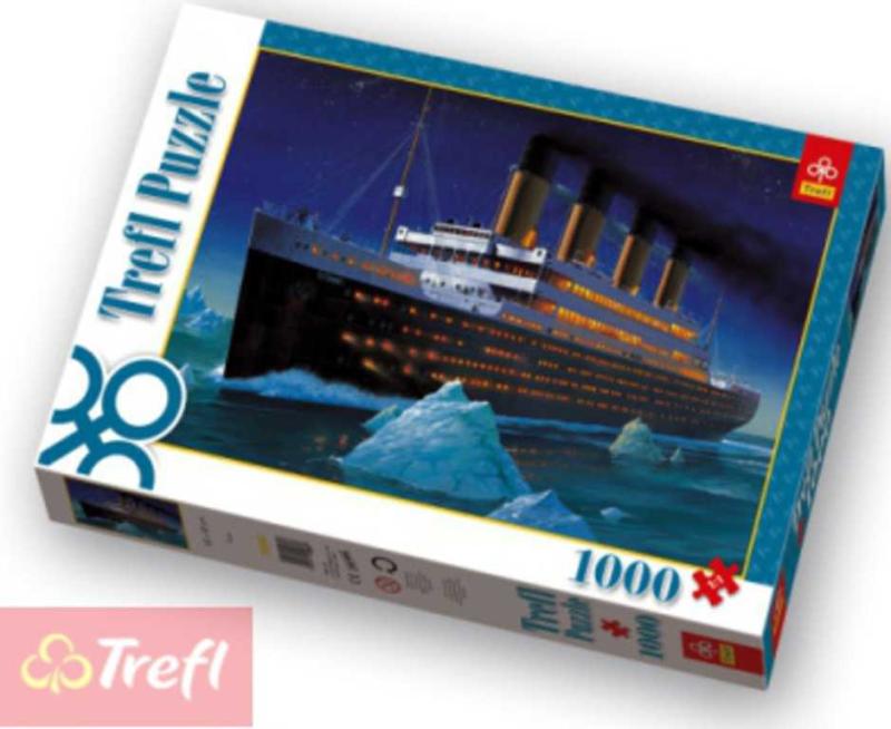 Trefl PUZZLE Titanic 68x48cm 1000 dílků skládačka v krabici